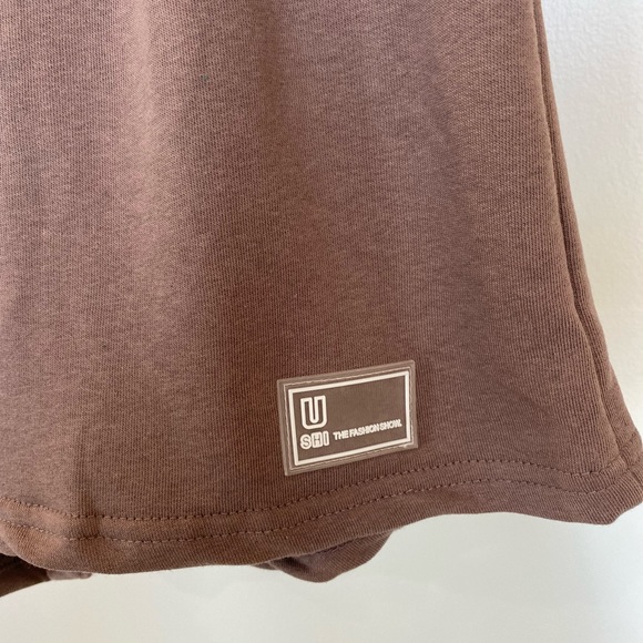 SHEIN Brown Shorts Drawstring U SHI The Fashion Show Medium - Picture 5 of 12